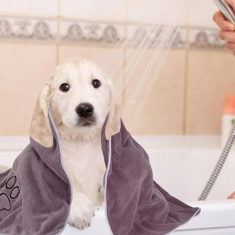 Microfiber Pet Absorbent Towels – Super Absorbent & Soft, No Deformation, Essential for Pet Bathing