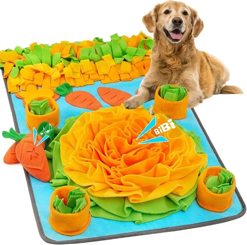 Large Snuffle Mat for Dogs Pet Interactive Training and Stress Relief Sniff  Feeding Mat Slow Feeder Dog Treat Mat Dog Toys