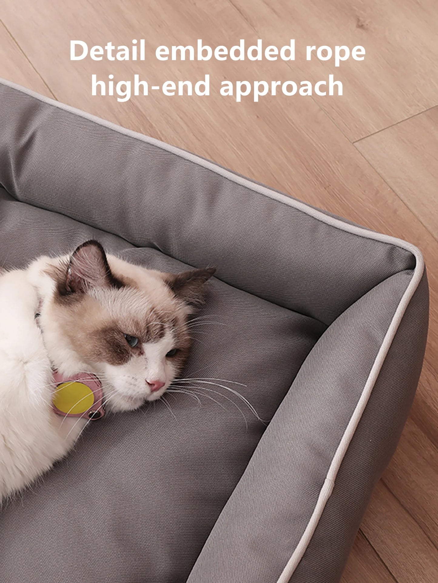 Waterproof Dog Bed 600D Oxford Pet Dogs Beds for All Seasons Thickened PP Cotton Filling Bite-resistant Pet Mat Dog Accessories