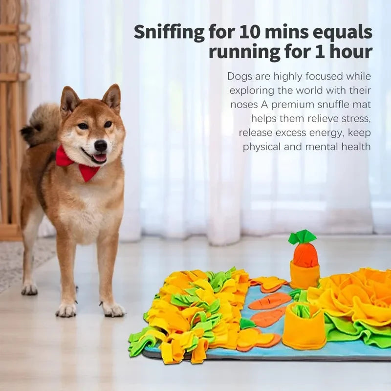 Large Snuffle Mat for Dogs Pet Interactive Training and Stress Relief Sniff  Feeding Mat Slow Feeder Dog Treat Mat Dog Toys