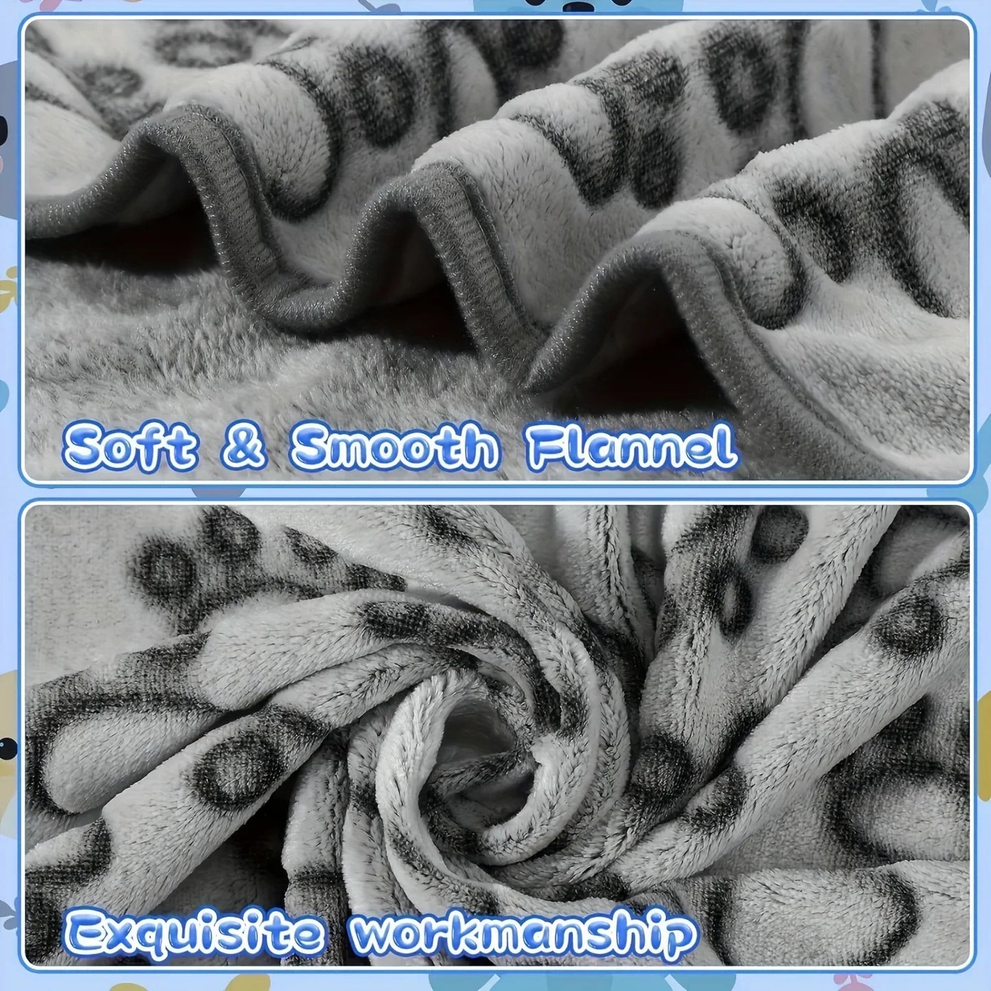 Soft Fluffy Pet Blanket Warm and Comfortable Cat Dog Bathrobe Flannel Pet Sleeping Blanket Machine Washable Dog Towel Cat Towels