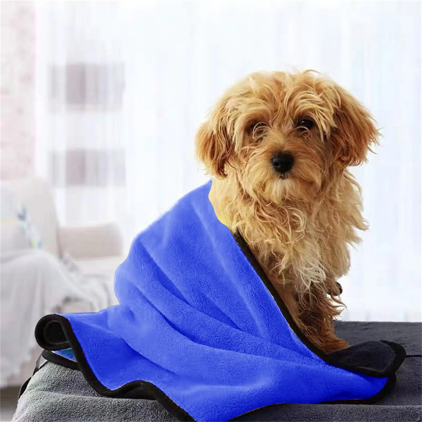 1pc 60*30cm Soft Pet Towel Quick-Absorbent Dog Bath Towel Pet Bathrobe to Keep Your Pet’S Fur Dry Quickly Absorbent Blanket