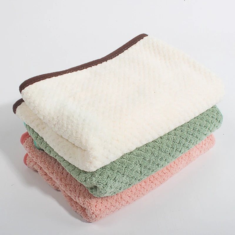 JUSTINLAU Pets Bath Towel Superfine Fiber Pets Fast Drying Towels Absorbent Dogs Cats Blanket Bathrobe Pets Cleaning Accessories